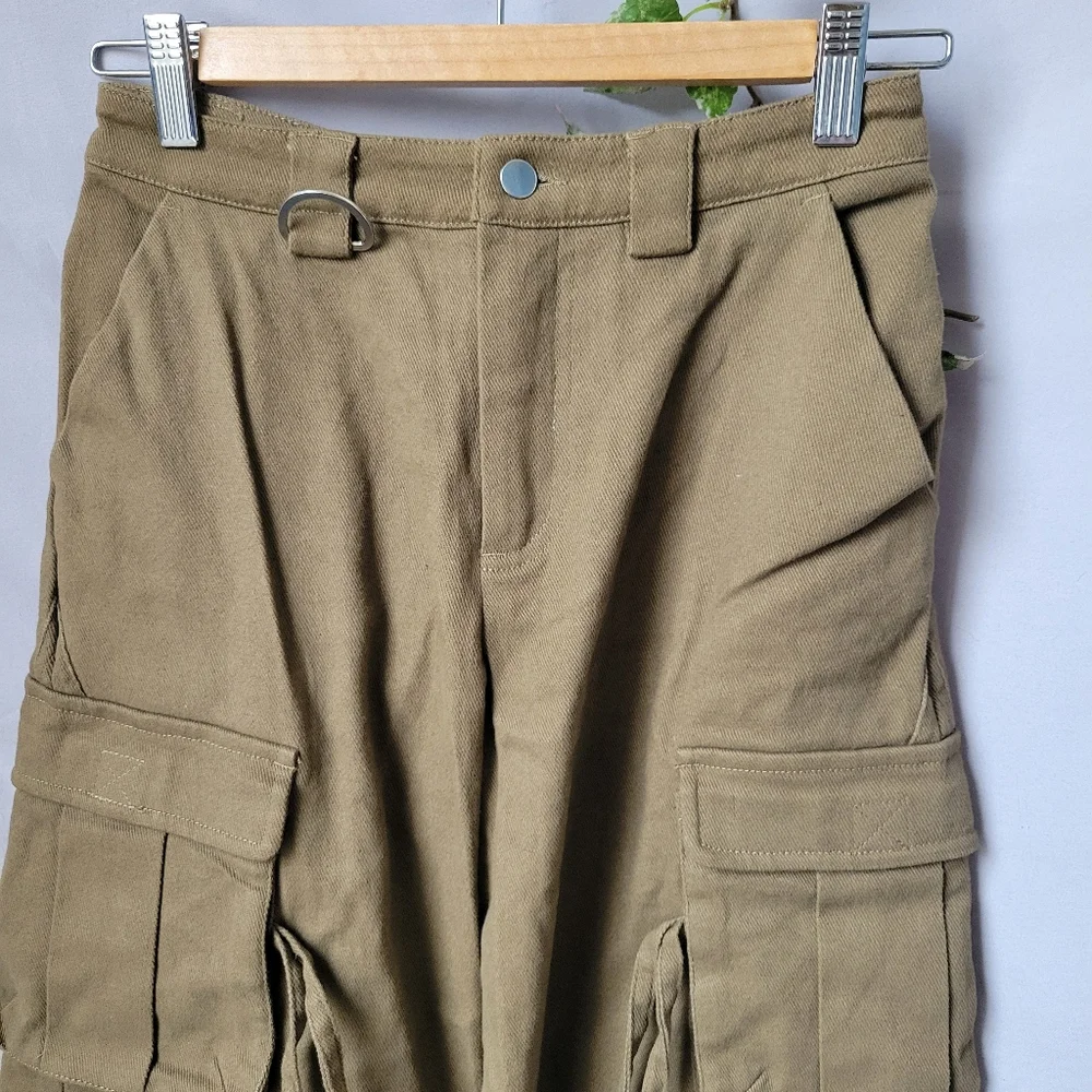 I.AM.GIA Olive Green Cargo Track Pants - Picture 6 of 16